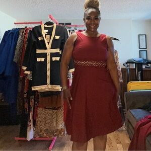 HOMEYEE a line dress